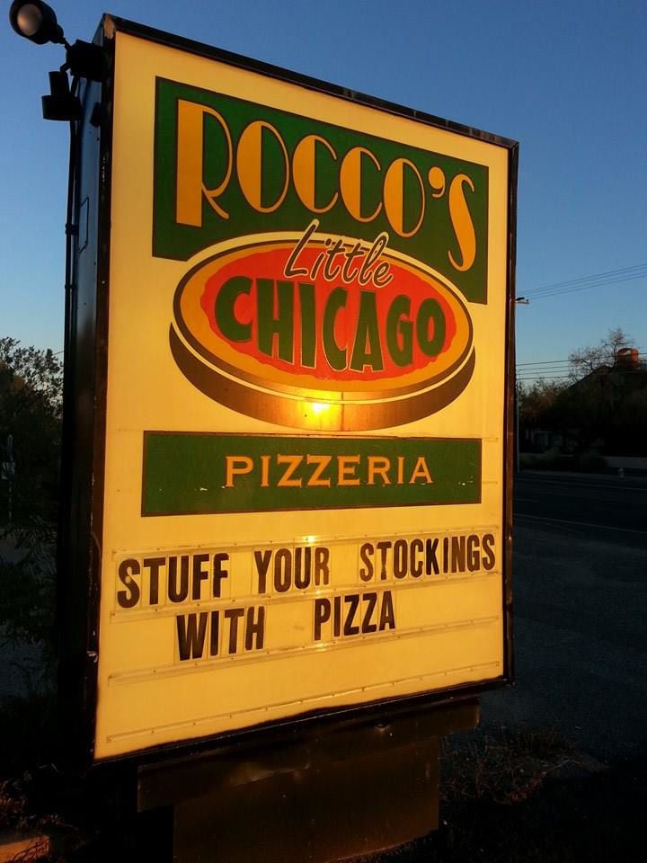 "It's all in how you fold 'em," Rocco's says